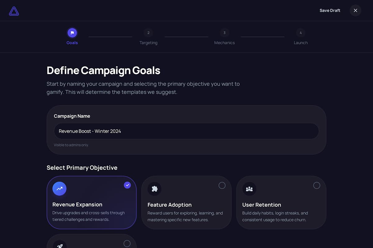 UserYield level progression showing tiered feature unlocks